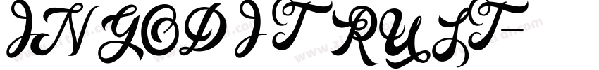 IN GOD I TRUST字体转换
